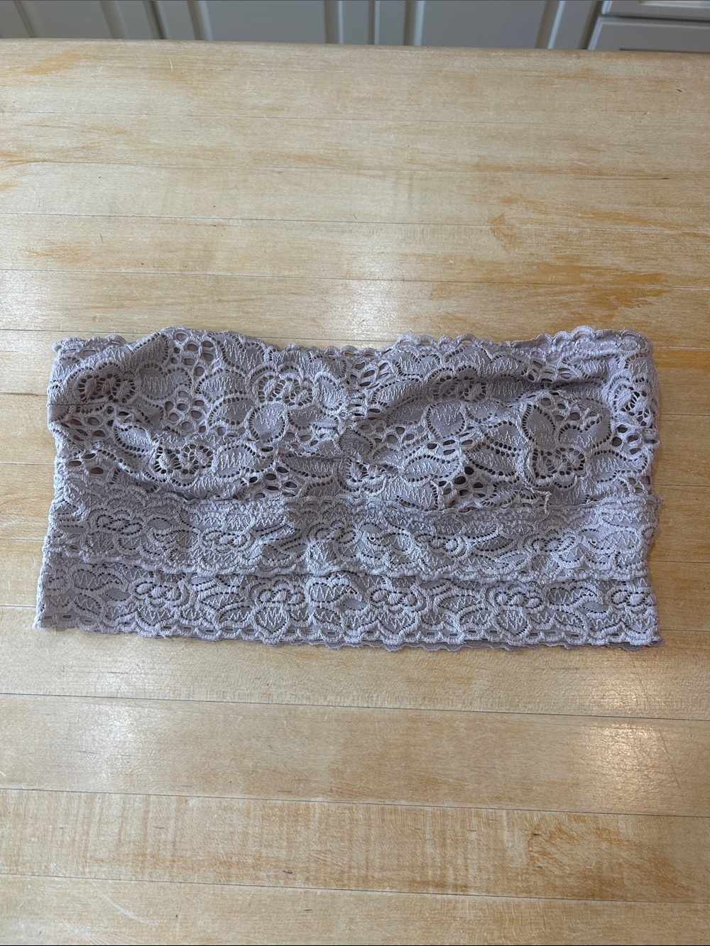 Altar'd State Lace Bandeau in Taupe